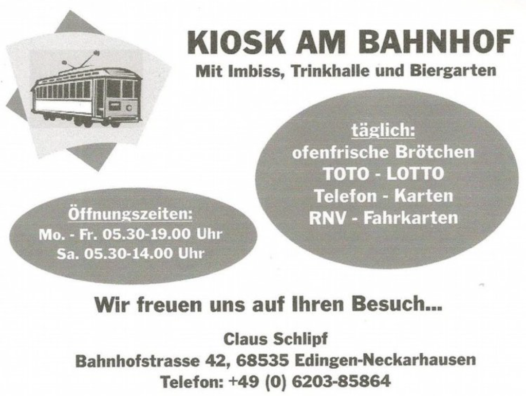 Kiosk am Bahnhof (Claus Schlipf)